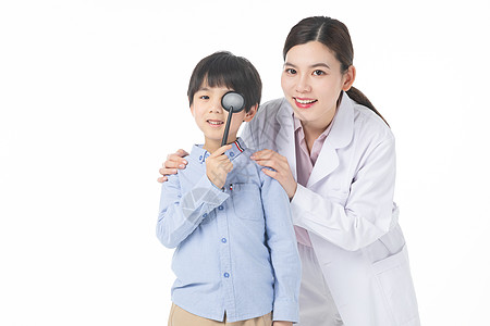 孕前检查儿童体检视力检查背景