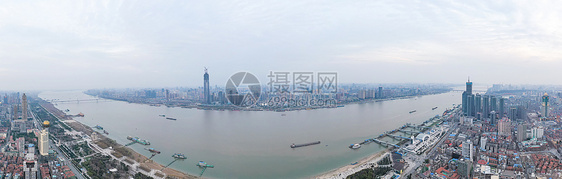 武汉长江两岸全景长片图片