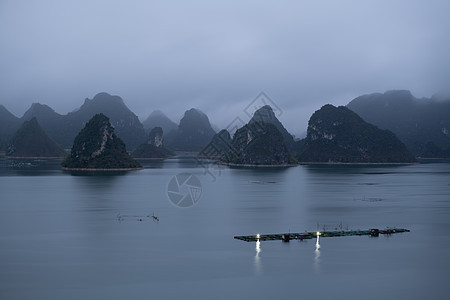 广西靖西市渠洋湖背景图片