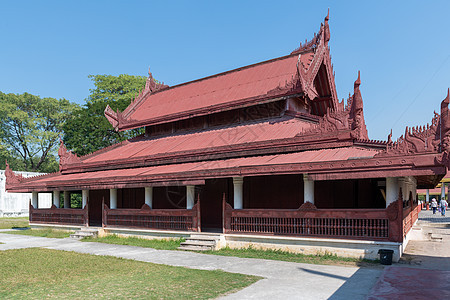 缅甸大皇宫建筑图片