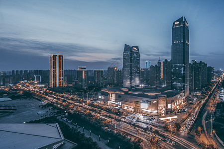 合肥夜景合肥万象城背景