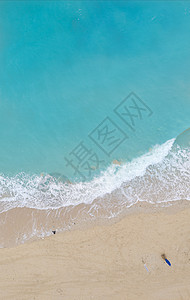 浪花卡通梦想海滩背景