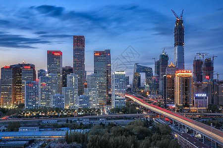 北京中央商务区背景图片