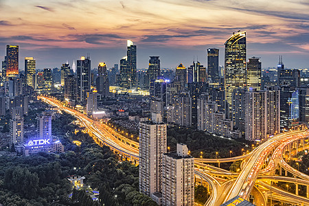 上海城市高架图片