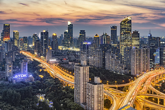 上海城市高架图片