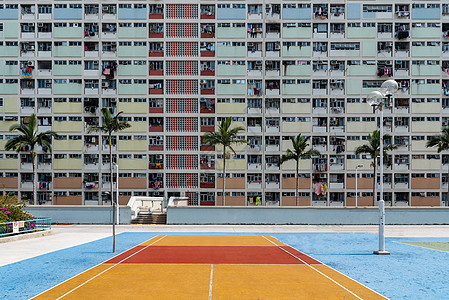 香港彩色房子图片