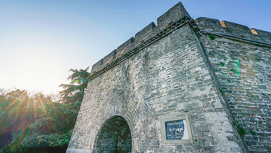 空间建筑荆州古城墙背景