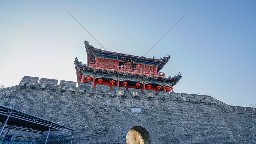 荆州古城墙图片