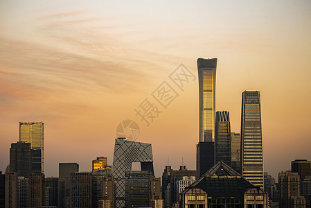 国贸大酒店北京大城市建筑背景