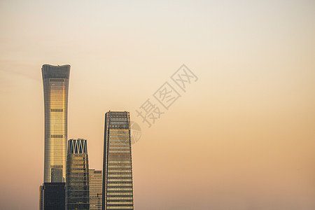 北京大城市建筑晚霞高清图片素材
