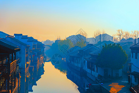 南浔古镇的清晨图片
