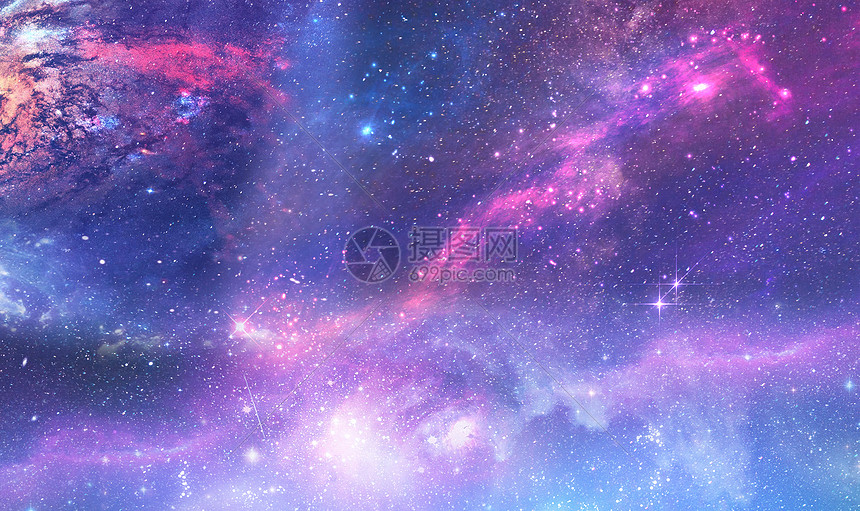 梦幻星空图片素材 正版创意图片 摄图网