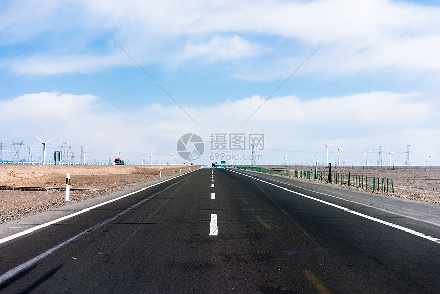 笔直的公路 图片