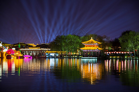 西安大唐芙蓉园背景图片