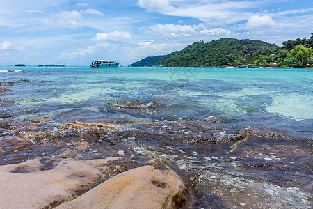 泰国金沙岛泰国普吉岛海边背景