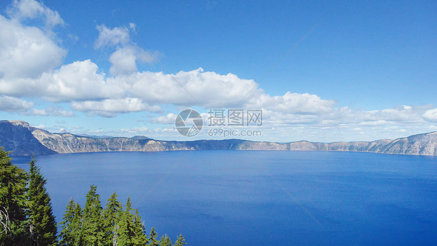 美国火山湖国家公园高清图片下载 正版图片 摄图网