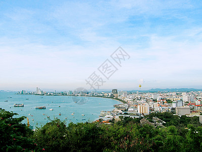 大连海岸建筑群背景图片