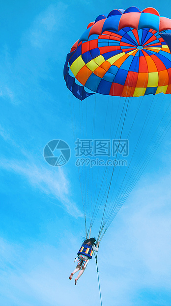 泰国高空跳伞图片