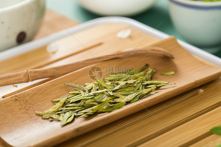 茶艺茶道春茶龙井绿茶图片