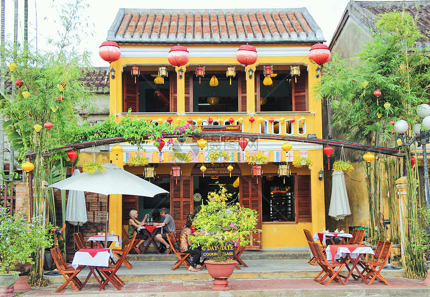 越南会安古城传统建筑图片