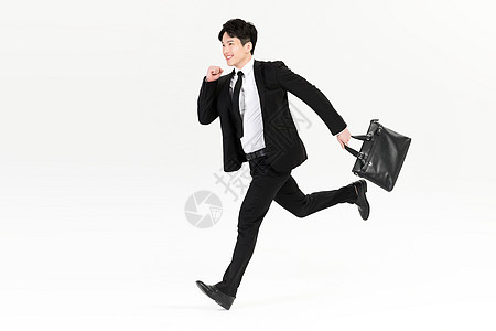 奔跑的商务商务男性奔跑背景