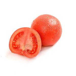 红灯笼椒番茄背景