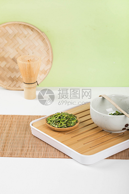 明前绿茶青叶甘露雀舌茶图片