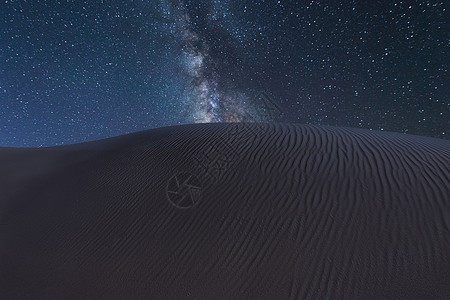 沙漠夜景星空图片