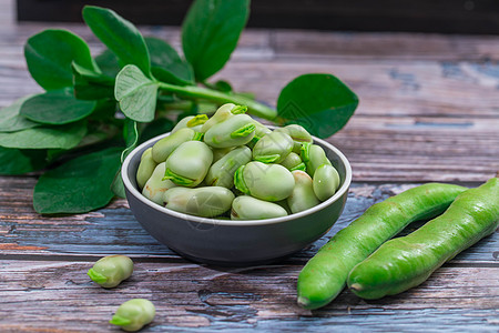 新鲜蔬菜蚕豆高清图片