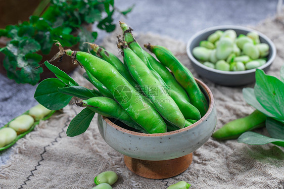 新鲜蔬菜蚕豆图片