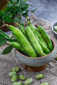 新鲜蔬菜蚕豆图片