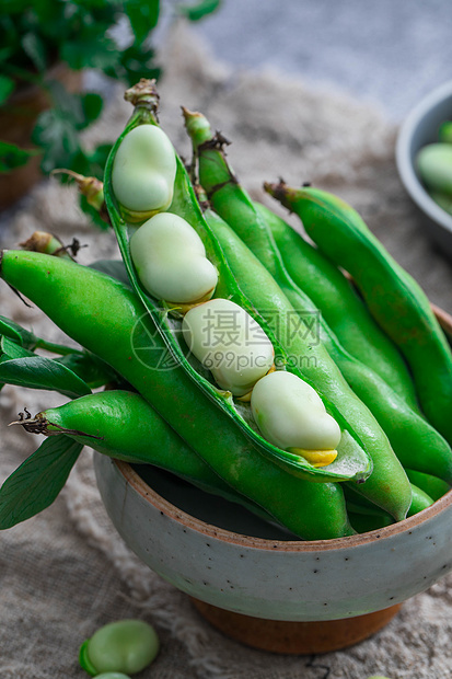 新鲜蔬菜蚕豆图片