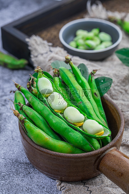 新鲜蔬菜蚕豆图片