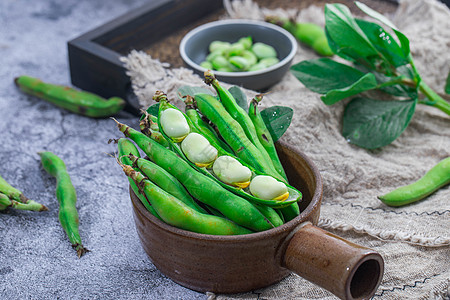 新鲜蔬菜蚕豆图片