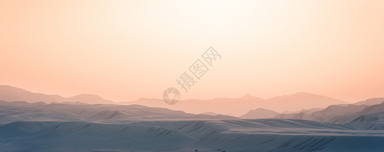 冬季山峦日落朦胧色彩素材背景设计背景图片