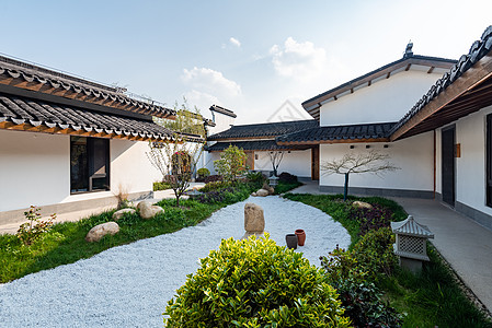 日式庭院环境图片
