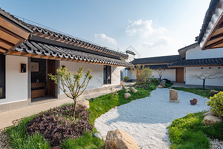 日式庭院环境图片