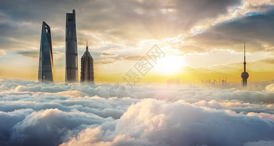 云中的城市云中城市设计图片