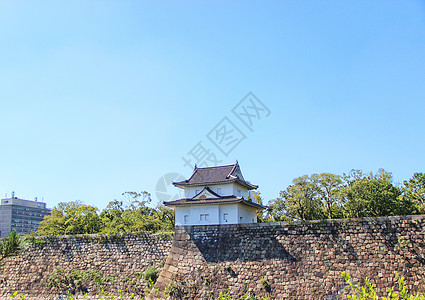 大阪城城楼图片