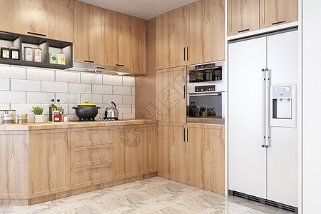 开放式厨房设计高清图片