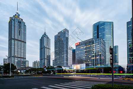 摩登大楼城市CBD背景