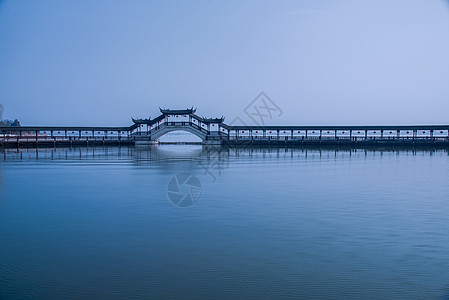 烟雨锦溪背景图片