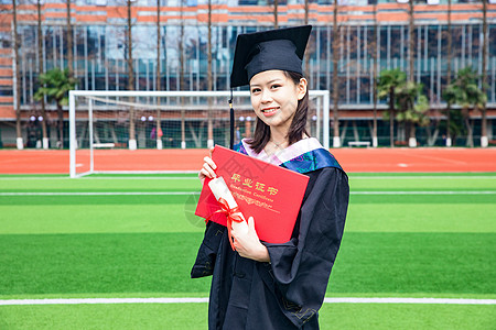 操场美女大学女生毕业背景