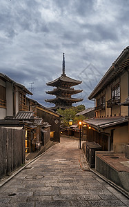 日本京都塔日本京都风光背景