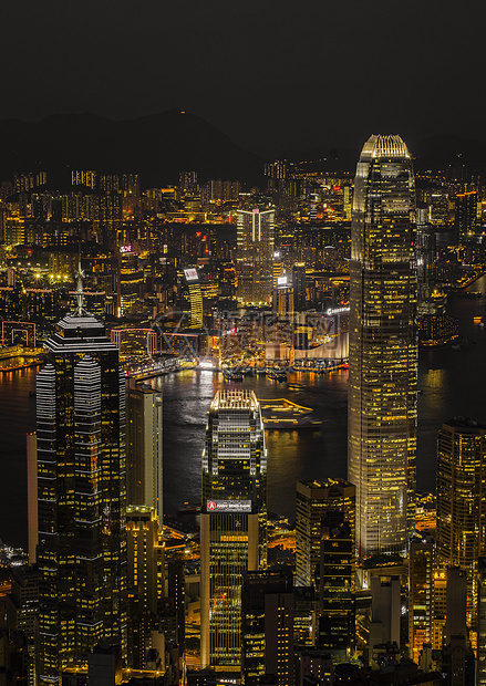 香港维港夜景图片