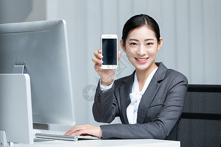 vip接待话务员客服美女背景