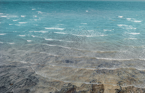 海浪北海湿地高清图片