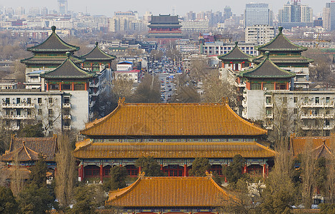 北京的秋天北京中轴线背景