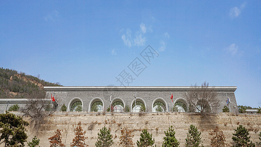 中共中央西北局纪念馆背景图片