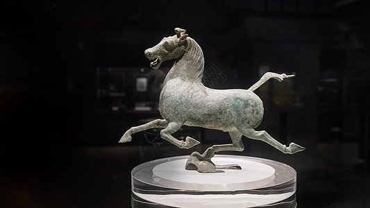 甘肃省博物馆铜奔马背景